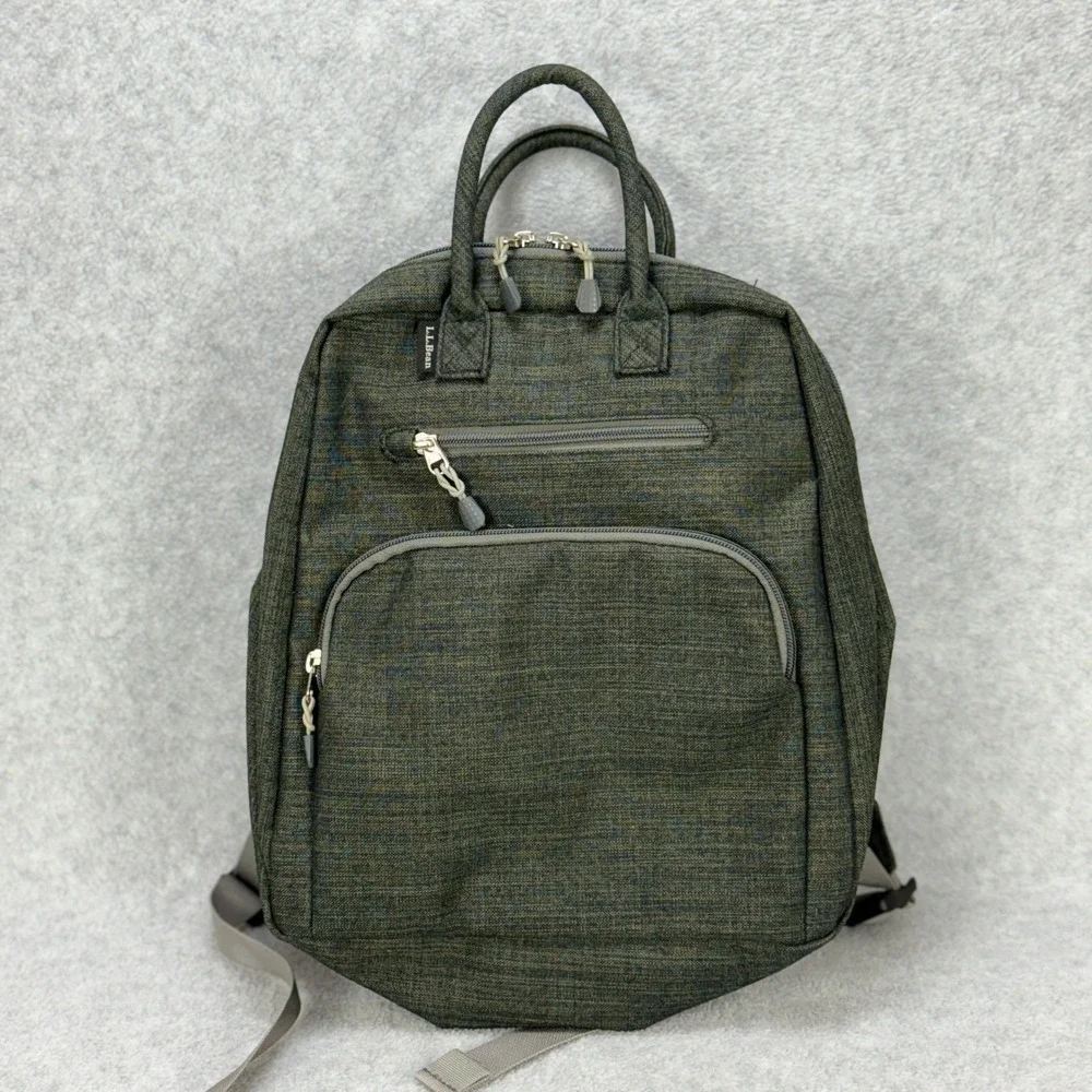 L.L. Bean Everyday Backpack Unisex OS Green Heathered Gorpcore Travel